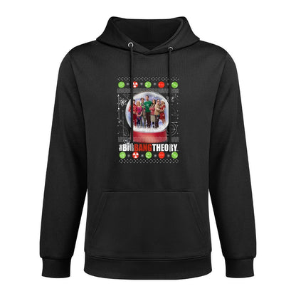 The Big Bang Theory Christmas Snow Globe Kangaroo Pocket Hoodie