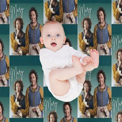 BBC Ghosts Mary Retro Tee Throw Blanket