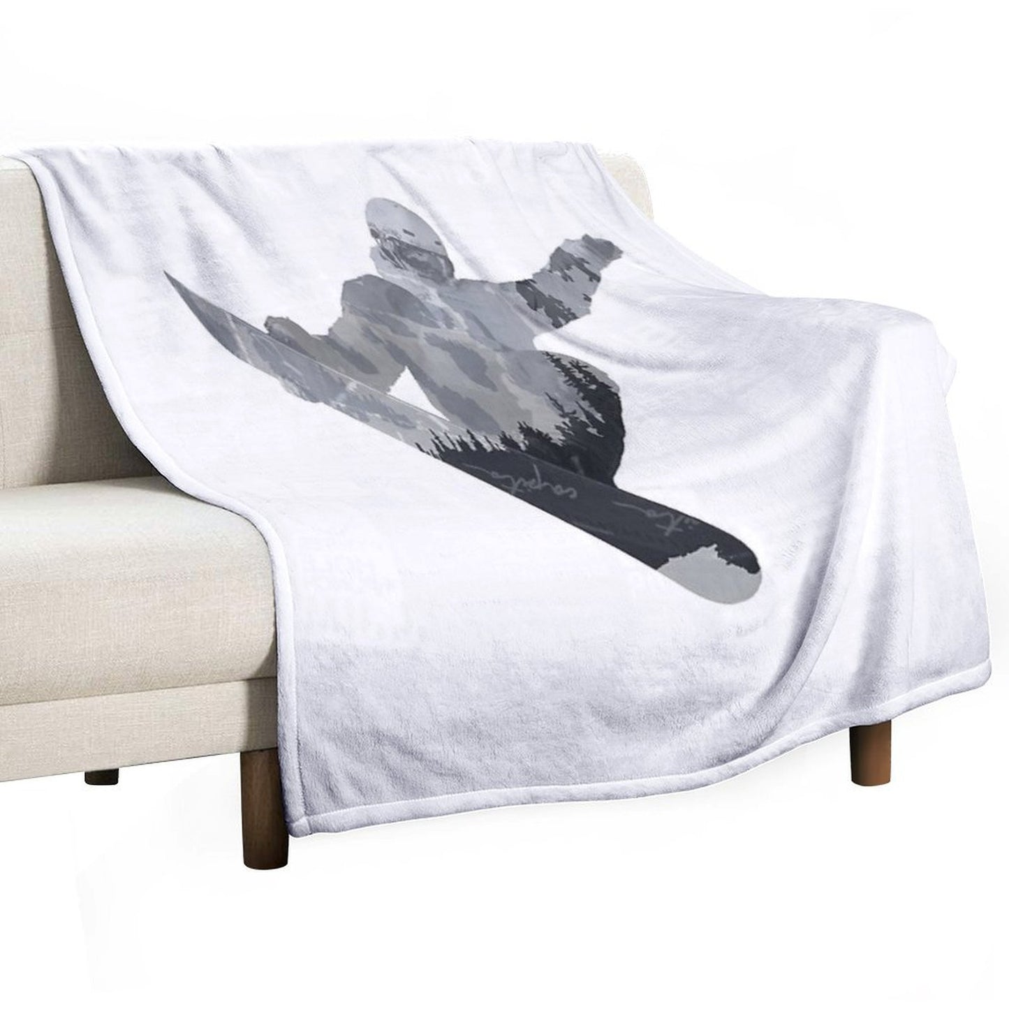 Snowboard Exposure SP  DopeyArt Throw Blanket