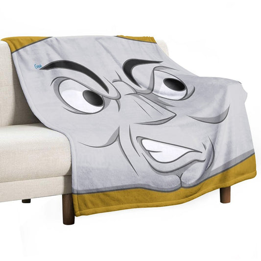 Diesel 10 (angry Face) Throw Blanket