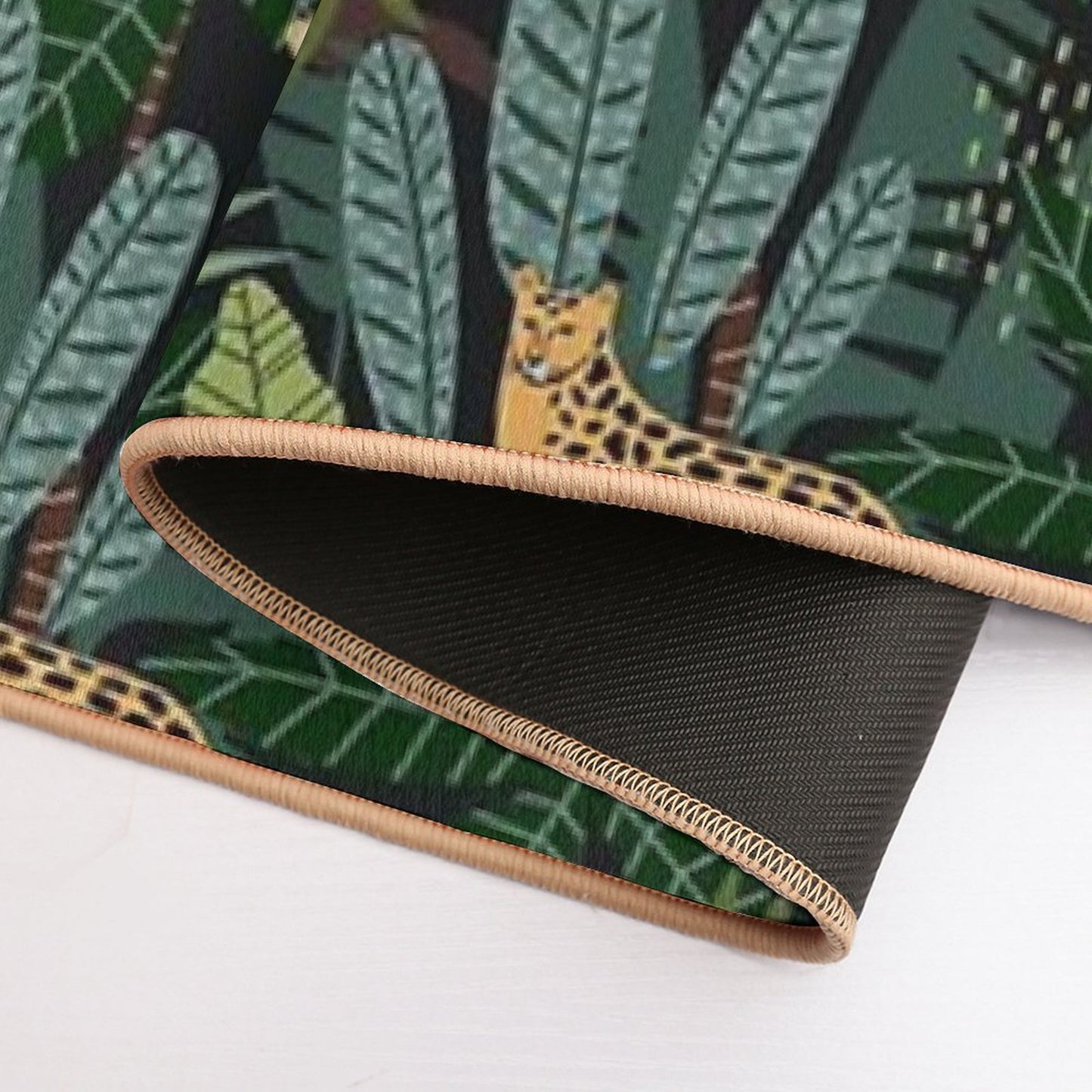 Indian Jungle  Pattern Bath Mat