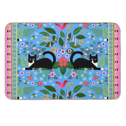 Katie And The Hummingbird Bath Mat