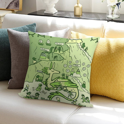 The Hoard Soft Luxury Feel Throw Pillow