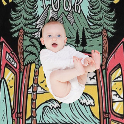 No Bad Vibes Tour 2023 Throw Blanket