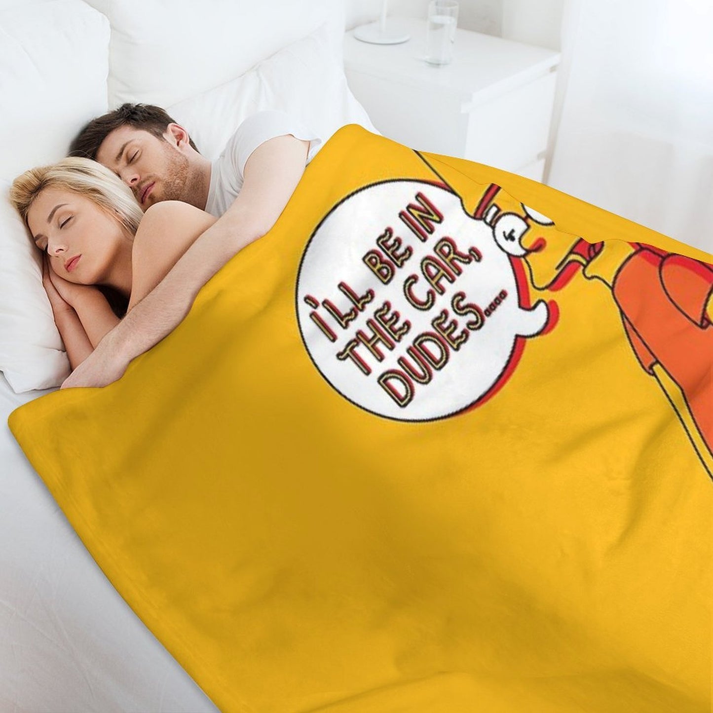 Smithers As Bart (Simpsons) Throw Blanket