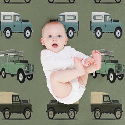 British Off Road 4x4 Vehicles Throw Blanket