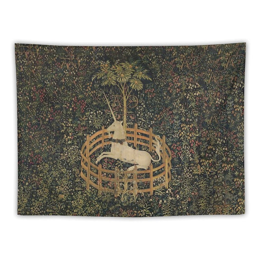 The Unicorn Tapestry (The Unicorn Is in Captivity And No Longer Dead) Tapestry