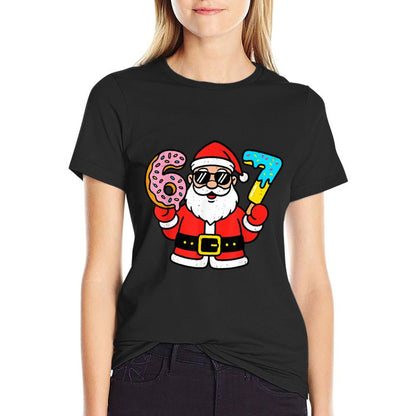 67 Meme Six Seven Santa Funny Christmas Gen Z Alpha Meme  Lightweight T-Shirt
