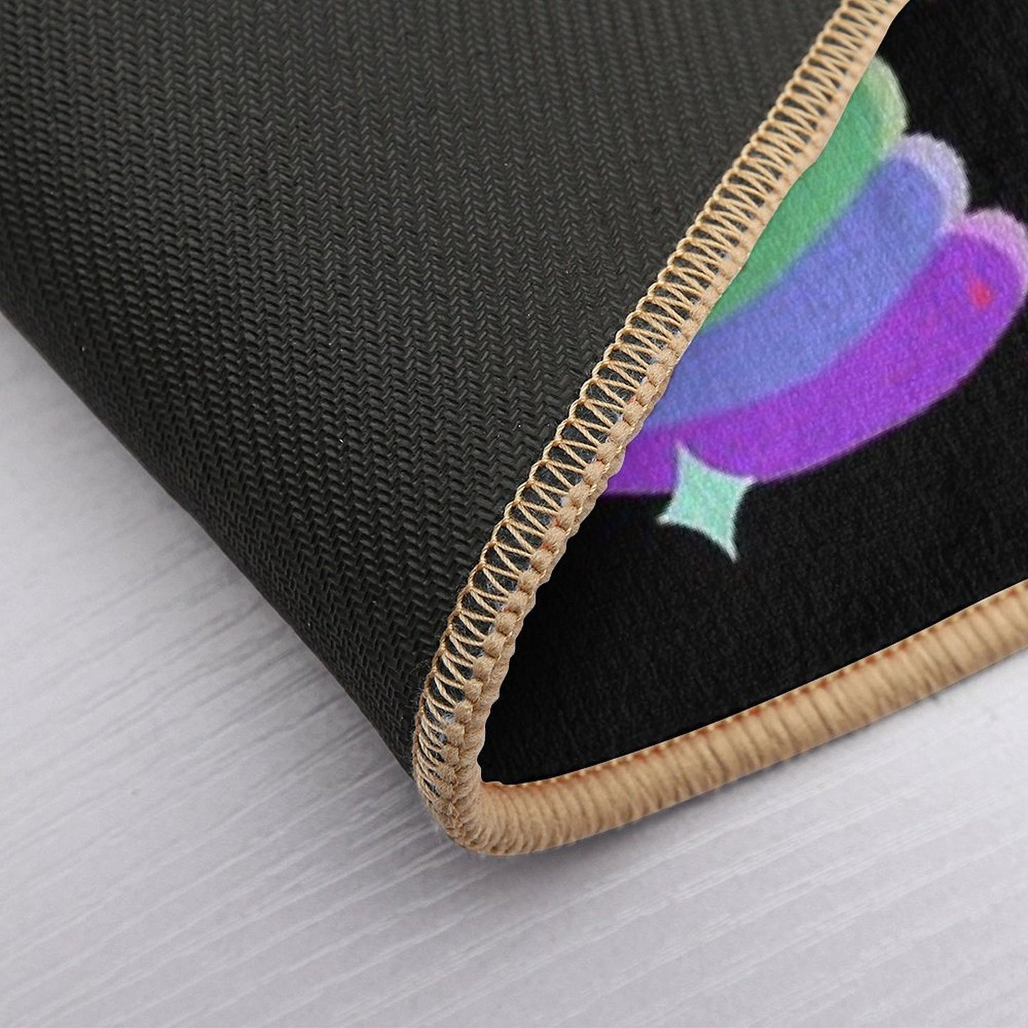 Rainbow Guppy 5  Pet-Safe Bath Mat
