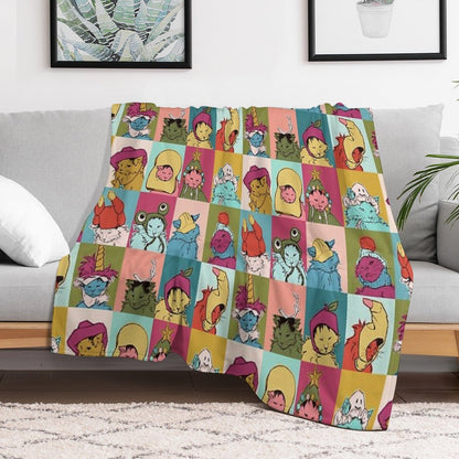 Pot Roast Hats Throw Blanket