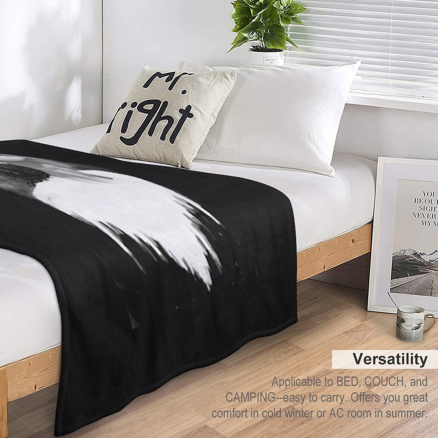 Bride of Frankenstein Throw Blanket