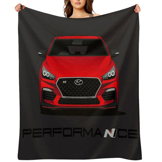I30N (custom Red) Throw Blanket