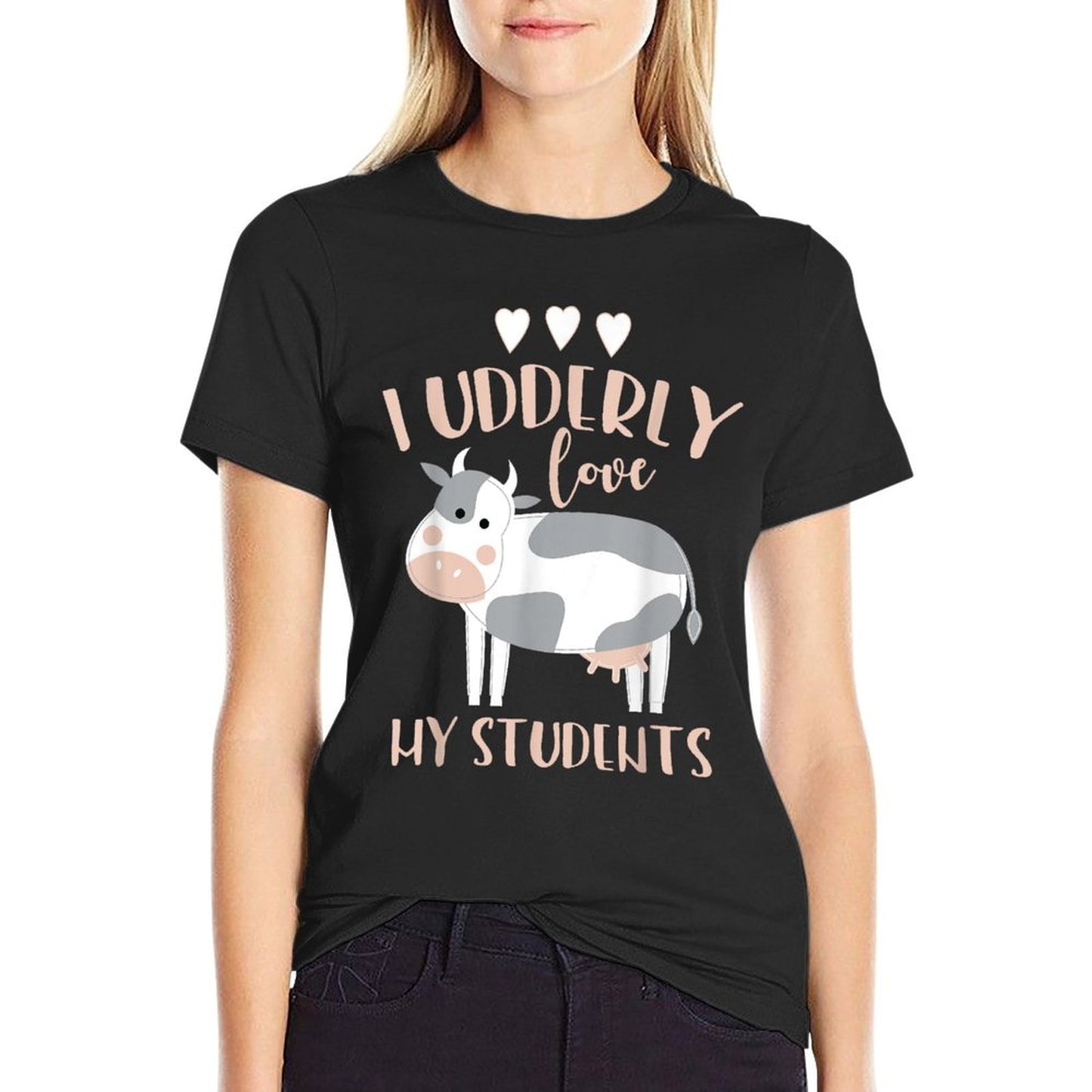 Cow Teacher Gift T-Shirt