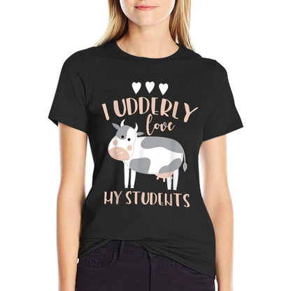 Cow Teacher Gift T-Shirt