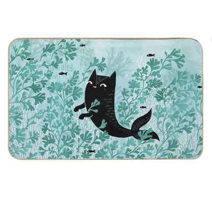 Undersea (Mint Remix) Bath Mat