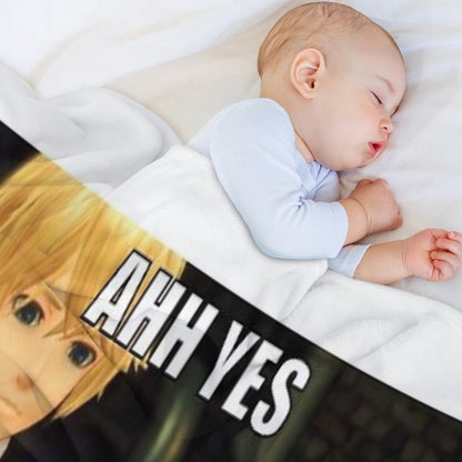 Ahh Yes, The Xenoblade Throw Blanket