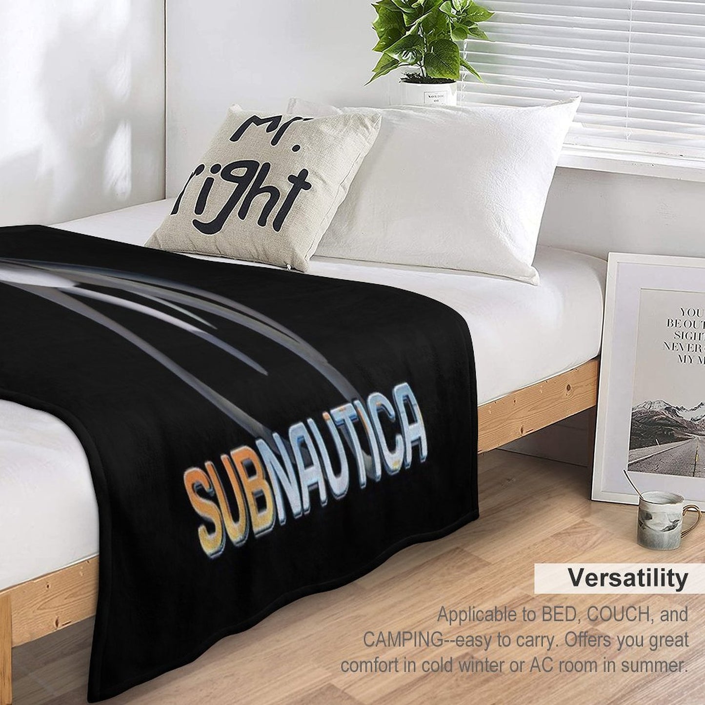 Subnautica - Cuddlefish Throw Blanket