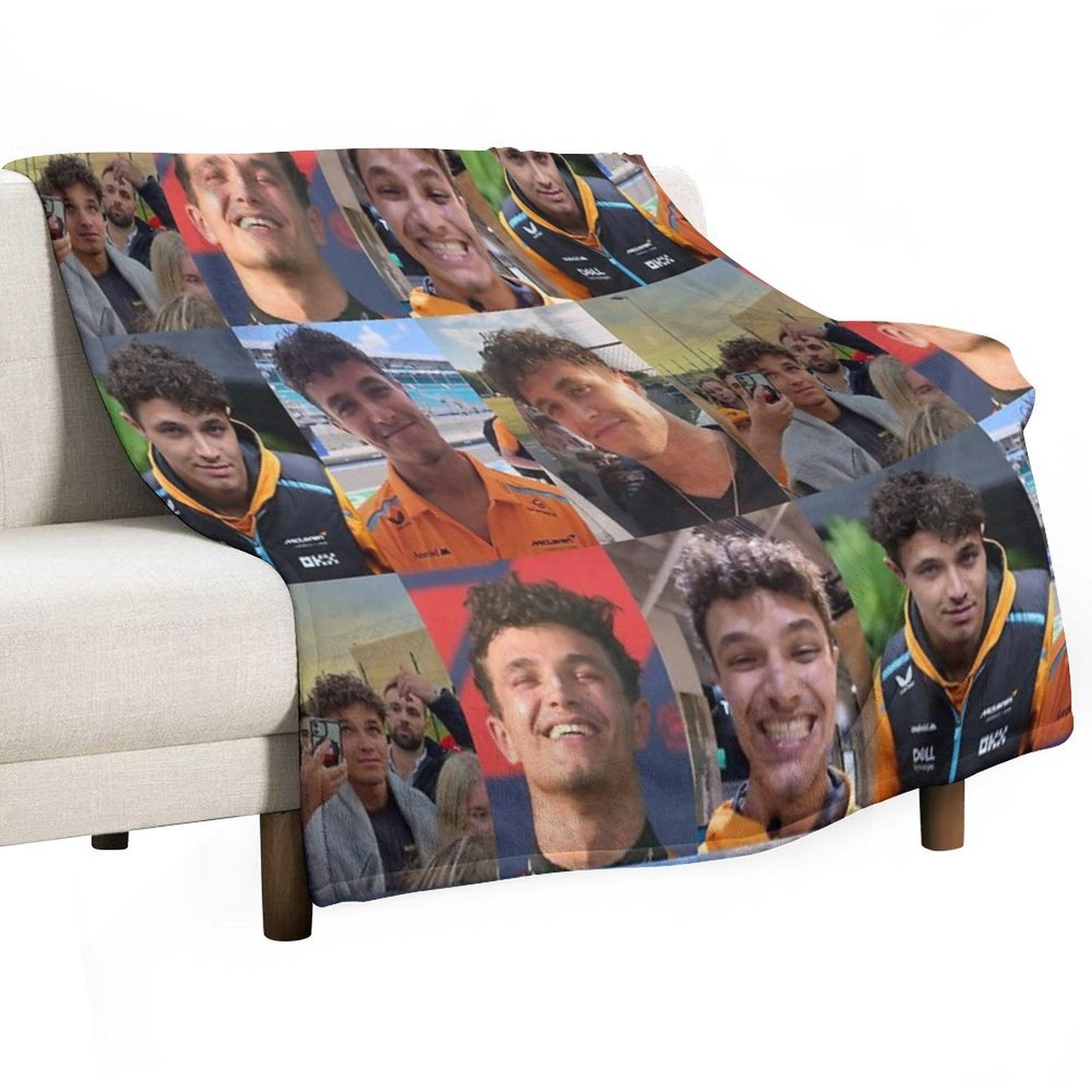 Lando Norris Throw Blanket