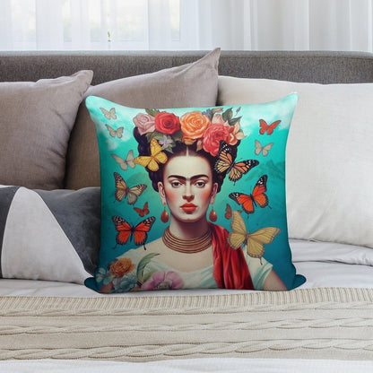 Frida Kahlo 4 Soft Washable Throw Pillow
