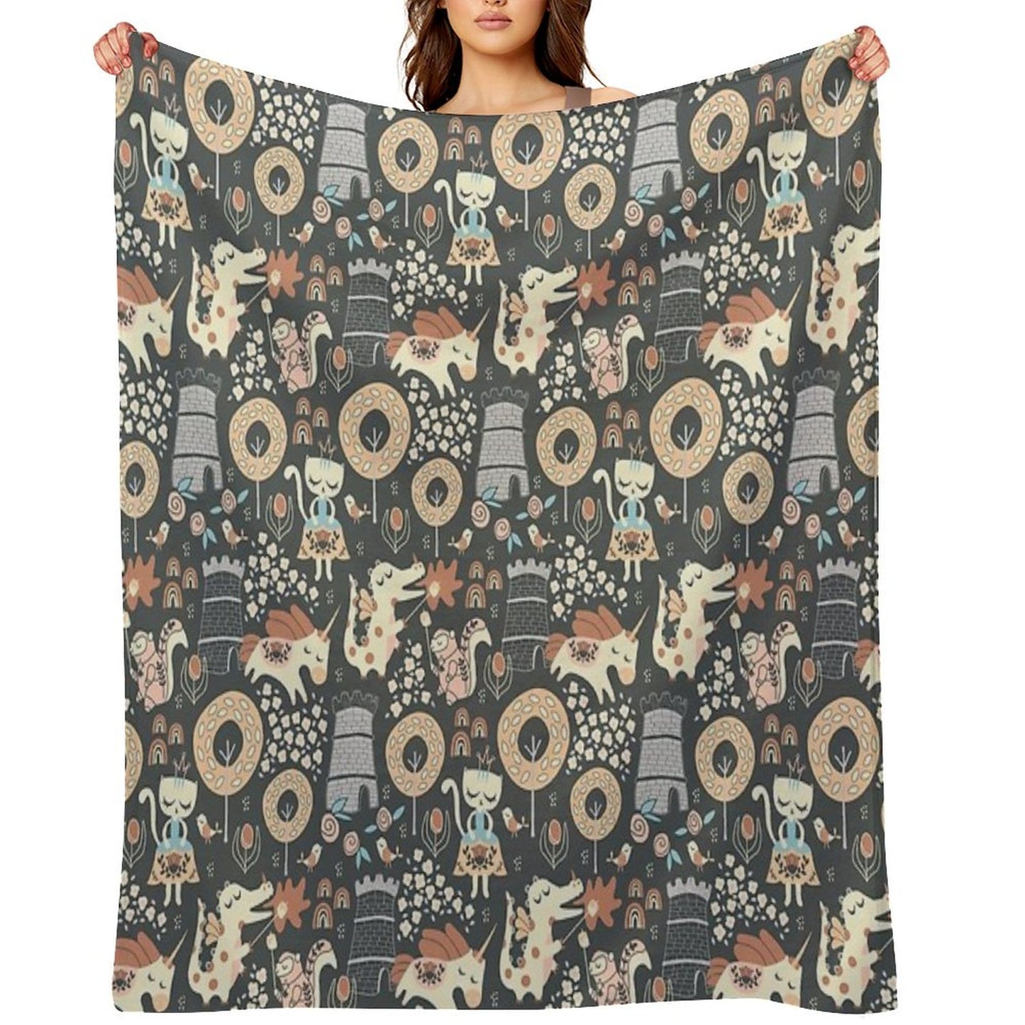 Animal Kingdom Throw Blanket