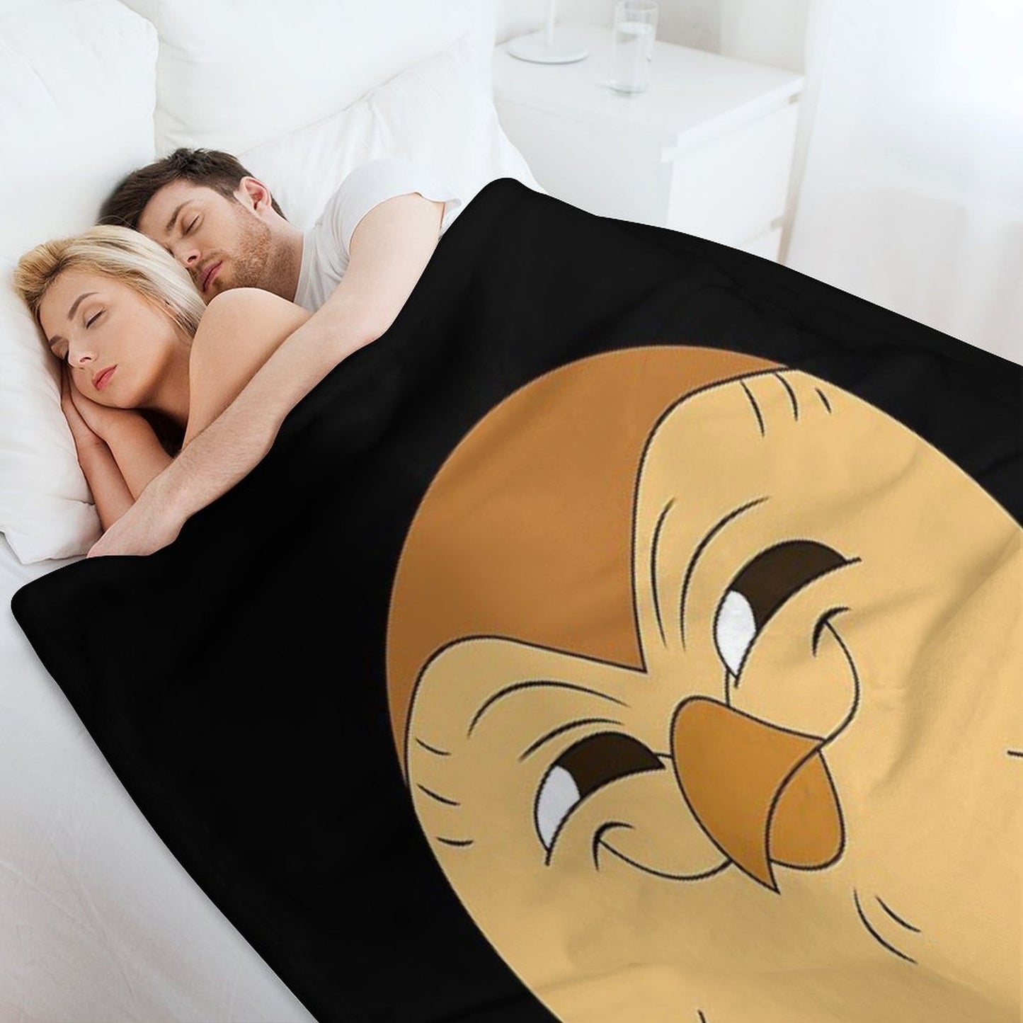 Smiling Hooty The Owl House Throw Blanket