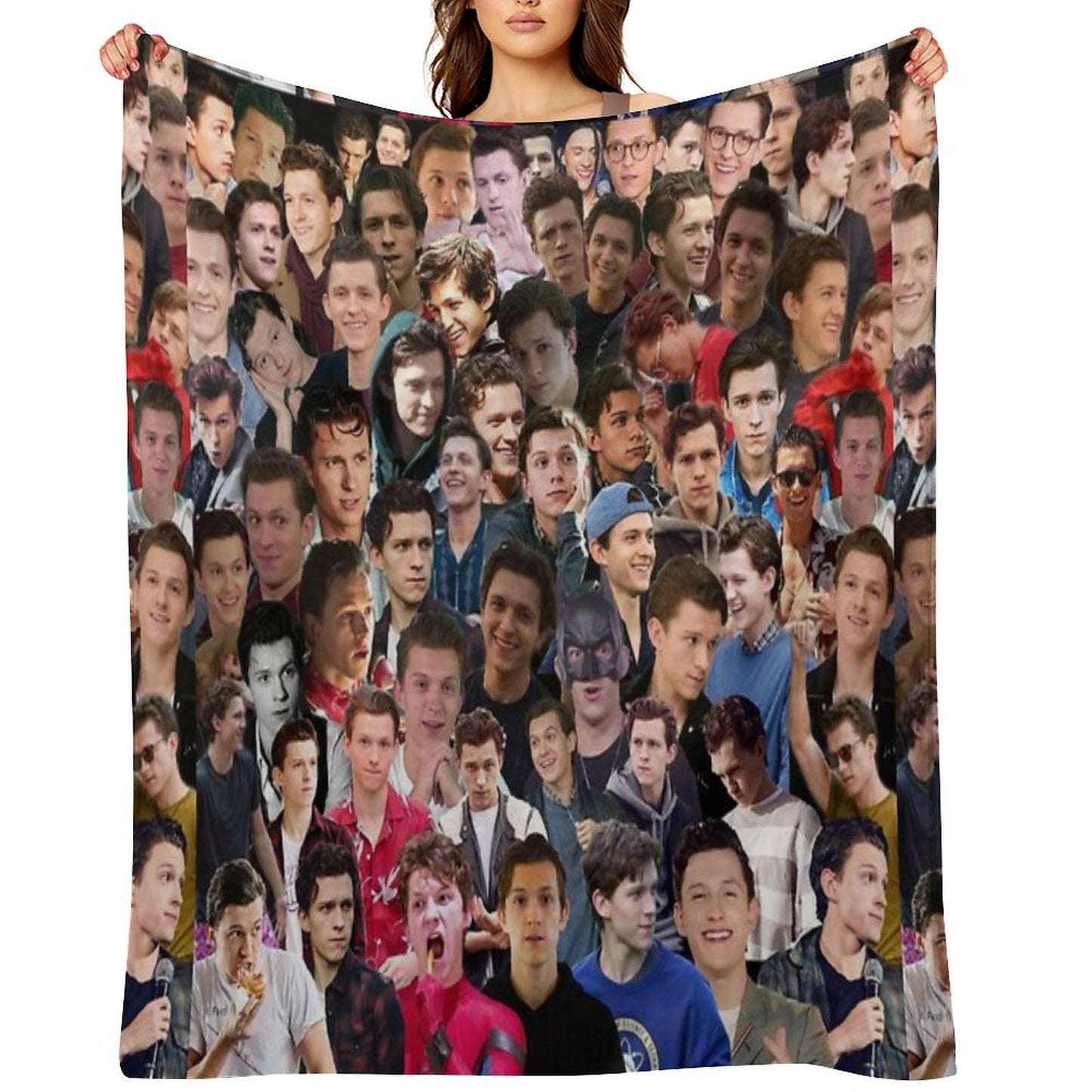 Tom Holland College Throw Blanket