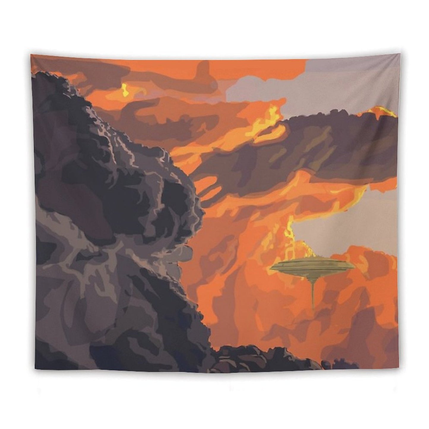 City in The Clouds Tapestry