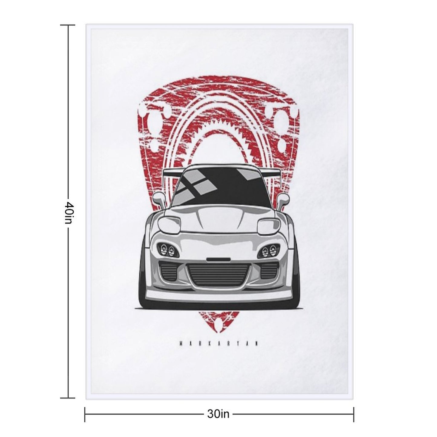 Rotary FD3S Throw Blanket