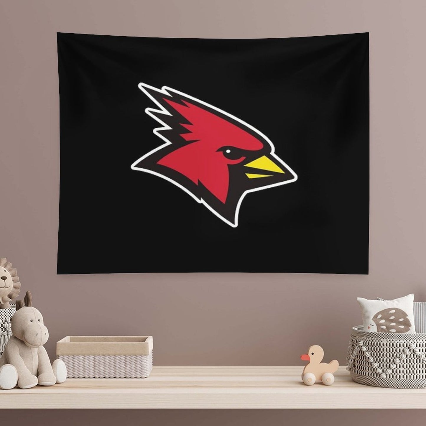 Plattsburgh Cardinals Tapestry