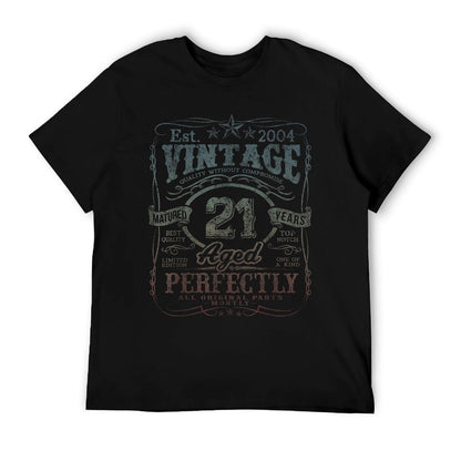 Vintage 2004 Limited Edition Shirt 21 Year Old 21st Birthday T-Shirt