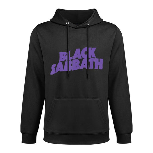 Black Sabbath Purple Logo Shape Retention Hoodie
