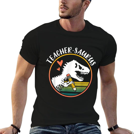 Teacher-saurus Funny Dinosaur Teacher Design T-Rex Design T-Shirt