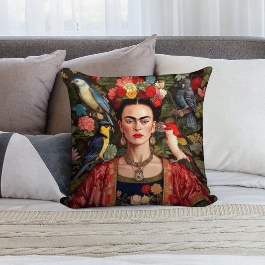 Frida Kahlo 7 Soft High-Density Material Throw Pillow