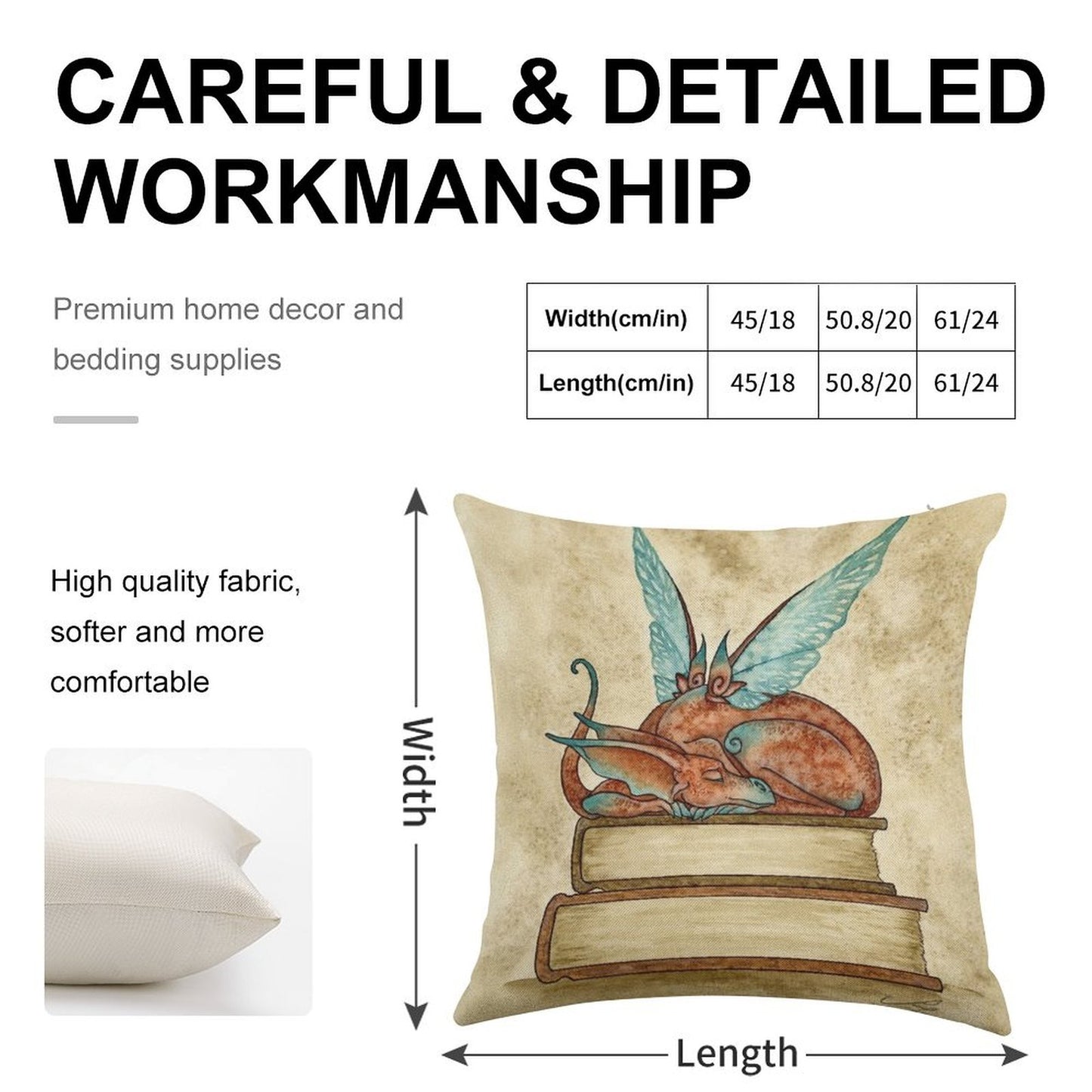Nap Time Linen Throw Pillow Cover