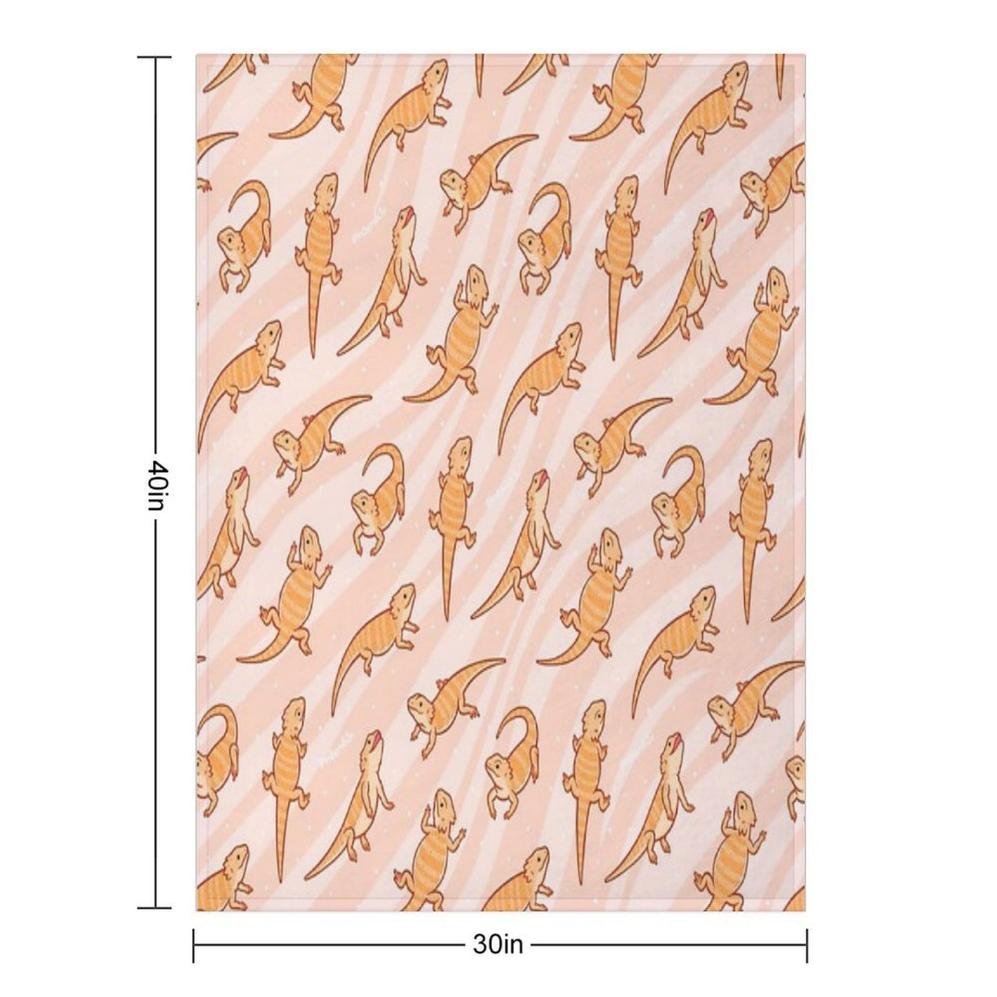 Bearded Dragons Throw Blanket