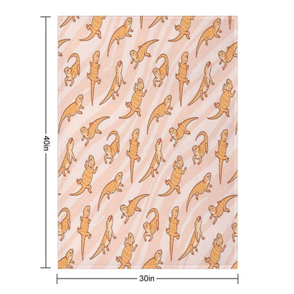 Bearded Dragons Throw Blanket