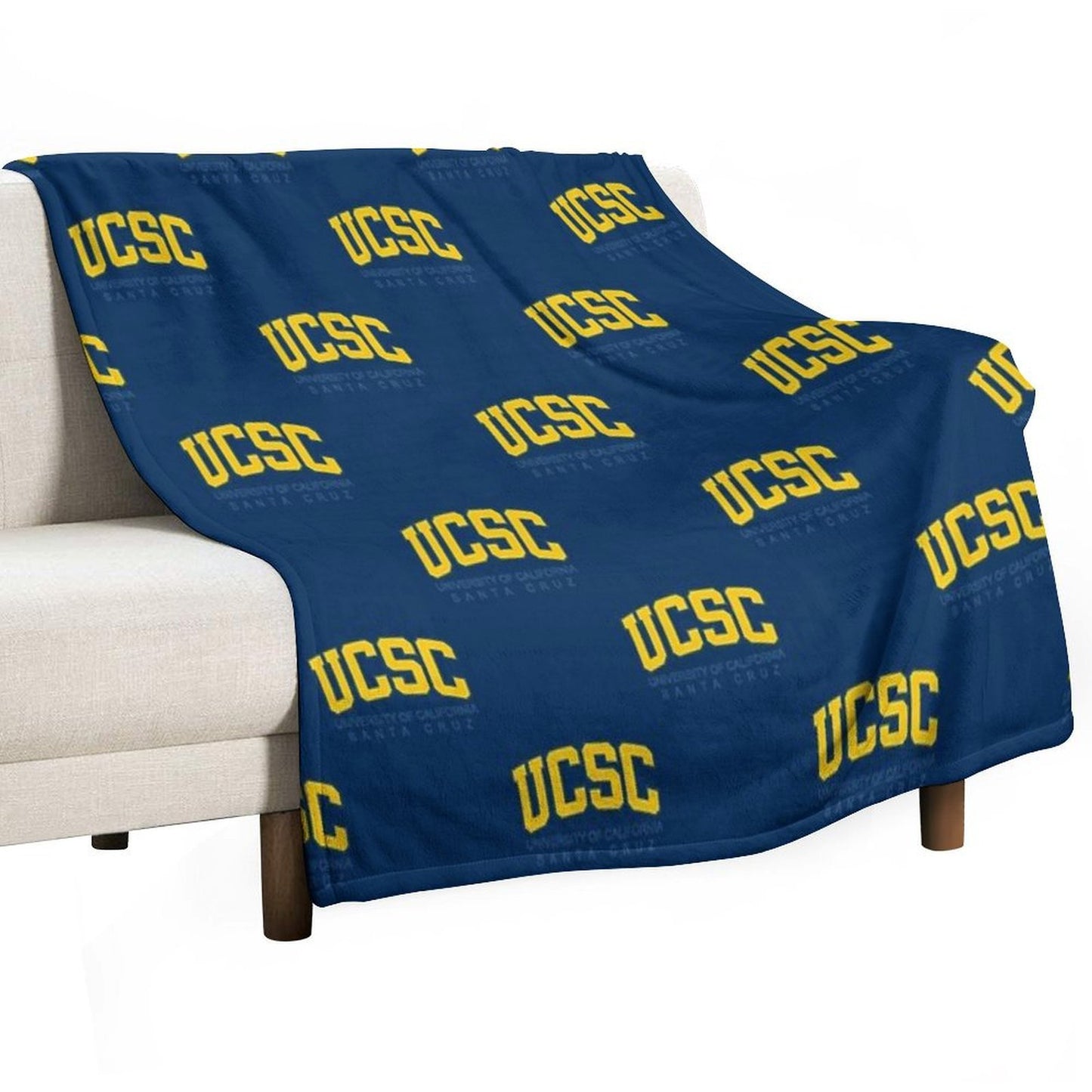Uc Santa Cruz  Ucsc Throw Blanket