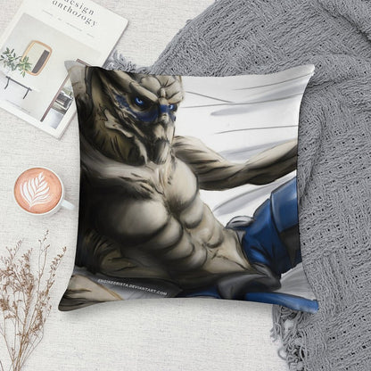 The Best Space Boyfriend -- Garrus Soft Ultra-Soft Texture Throw Pillow
