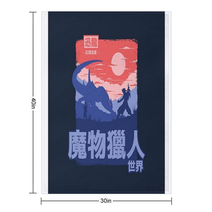 MHW Nargacuga Throw Blanket