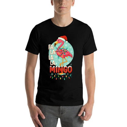 Flamingo Christmas for Women, Funny FA La La Mingo  Affordable Price T-Shirt