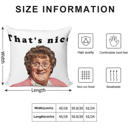 That's  Nice Soft Durable Construction Throw Pillow
