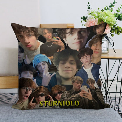 Sturniolo Triplets Iconic Linen Throw Pillow Cover