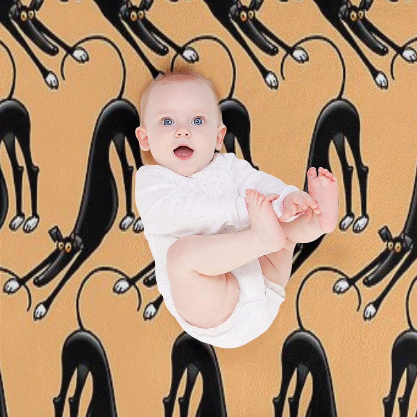 Bowdown Pattern Throw Blanket