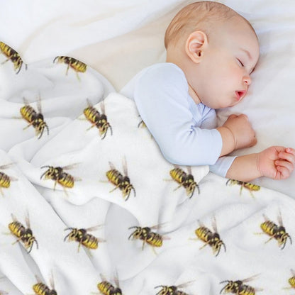 The Wasp Throw Blanket