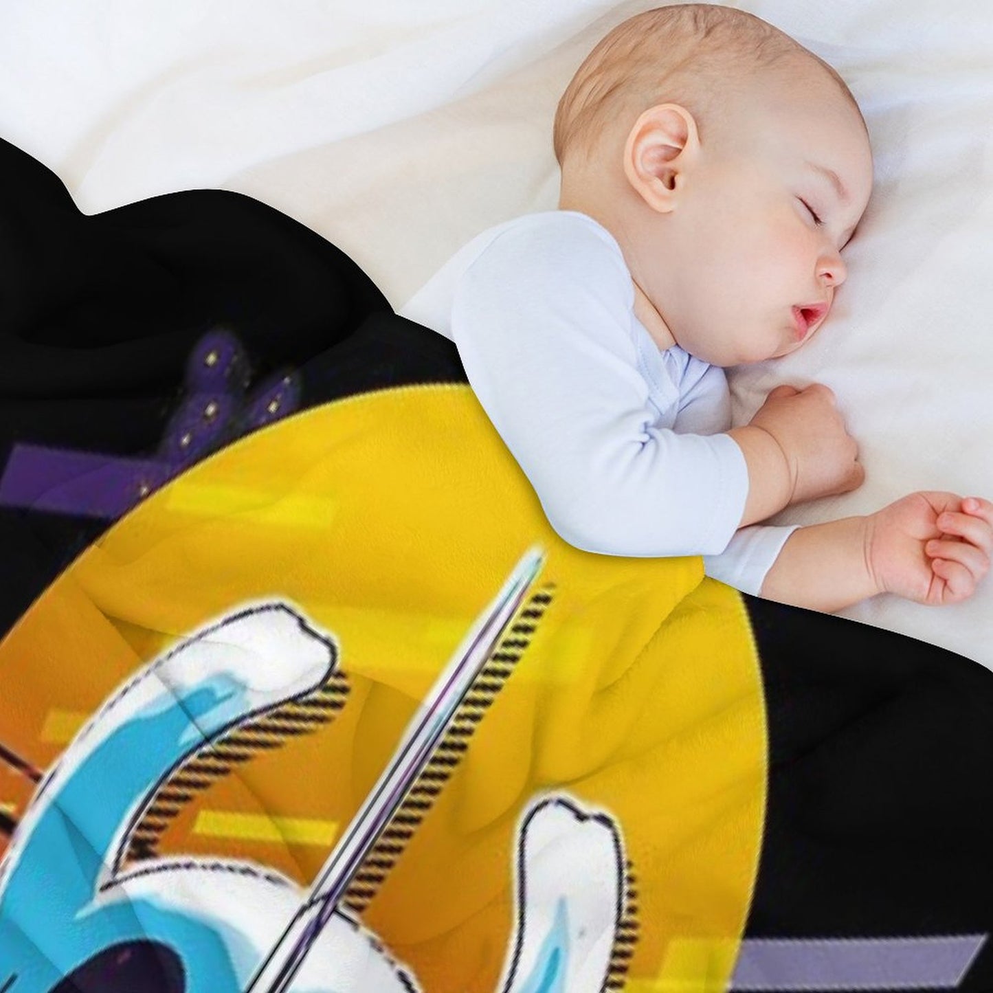 The Knight - Hollow Knight 80s Retro Throw Blanket