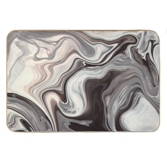 Marble Texture Bath Mat