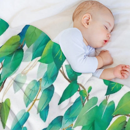 Vines Hanging Leaves Throw Blanket