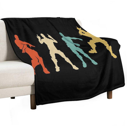 Battle Royale Victory Dance Cool Justice Dance Throw Blanket