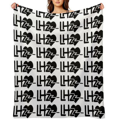 LHZ (Black) Throw Blanket