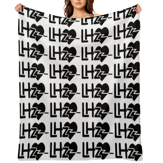 LHZ (Black) Throw Blanket